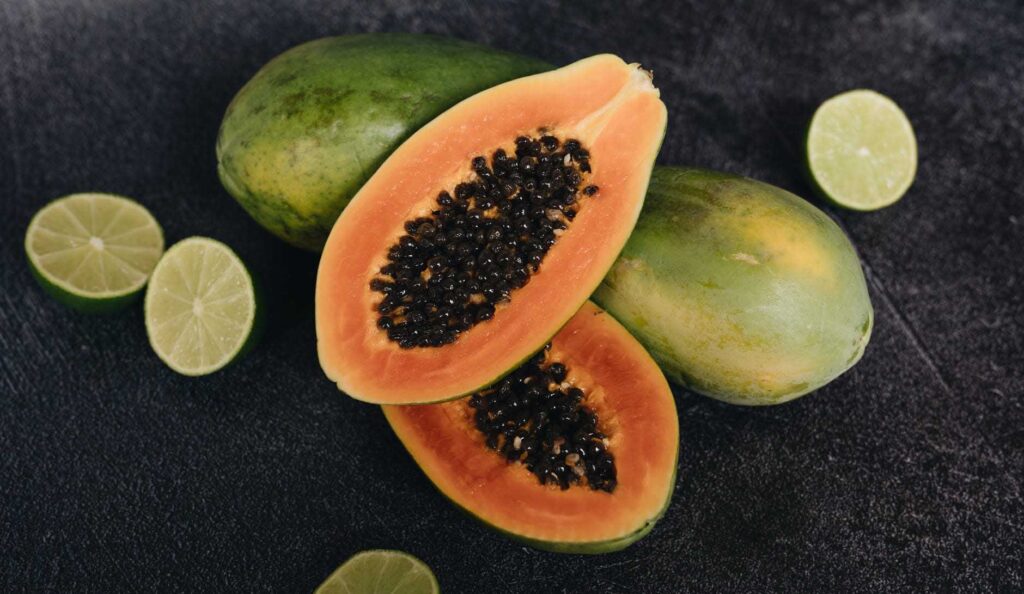 Vitamins for dry skin - Papaya