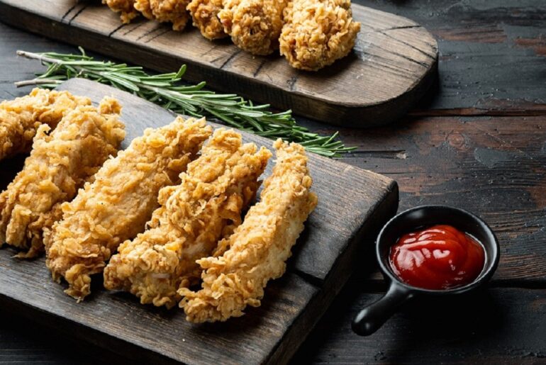 Chicken Fillet Crispy Recipe – How to Make at Home The chicken fillet means uniformly sliced parts of the chicken breast with the same thickness. Slicing gives them a steak shape.