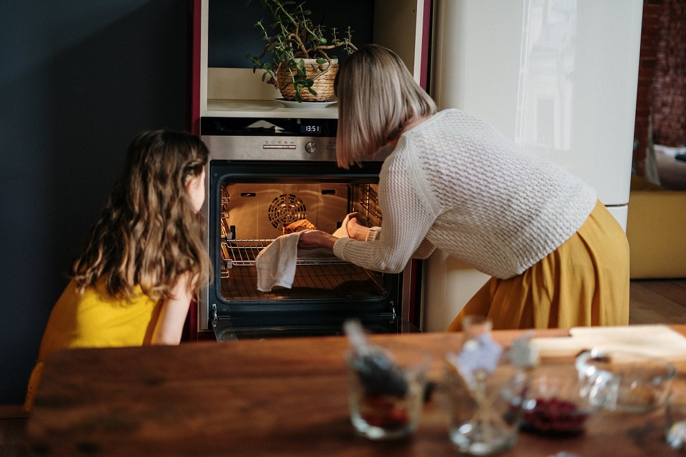 frozen burgers in the oven